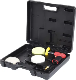 KS Tools 1/4" Mini-Druckluft-Polierer-Satz, 5-tlg - 515.5120