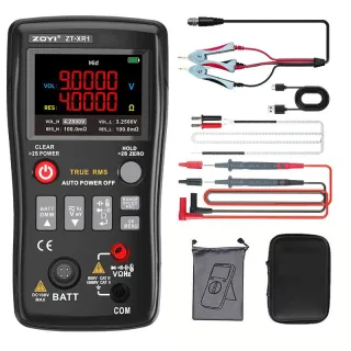 2in1 ZOYI ZT-XR1 Battery Internal Resistance Meter Multimeter 25000 Counts Test Capacitance/Diode/Voltage,etc for 18650