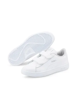 PUMA Smash V2 L V PS Kids Sneaker Schuhe weiss 365173 02