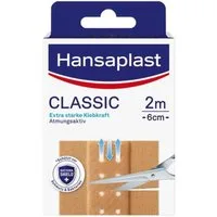Beiersdorf AG Wundpflaster HANSAPLAST Classic Pflaster 6 cmx2 m 1 St (1 St)