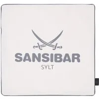 Sansibar Sylt Kissenhülle Kissenbezug Sansibar Sylt Kissenhülle, Sansibar Logo Druck, 45x45 cm, mit Logo-Schriftzug, mit verdecktem Reißverschluss
