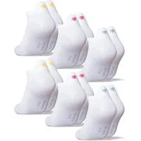 OCCULTO Sneakersocken Damen & Herren Motiv Sneaker Socken 6er Pack (Modell: Luca) (6-Paar)