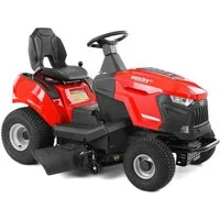 Hecht Rasentraktor 5115 Aufsitzmäher Seitenauswurf Benzin 12,5 PS CVT-Getriebe, 98 cm Schnittbreite, 452 ccm, Elektrostart, Anhängerkupplung, LED-Beleuchtung