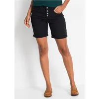 bonprix Bermudas Skinny Fit, aus Stretch-Material, mit modischer Knopfleiste
