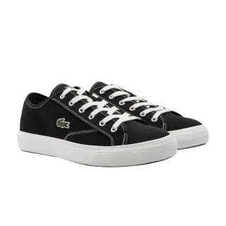Lacoste - "Backcourt" Sneaker für Herren, Canvas, niedrig geschnitten (Schwarz)