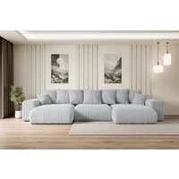 ALTDECOR Wohnlandschaft ESKAR-U, Couch mit Schlaffunktion, Wohnzimmer - Wohnlandschaft, Corner Sofa Bett Eckcouch Couch L-Form Schlafcouch Ausziehbar