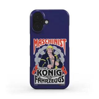 Handyhülle COVRZ | Maschinist | Slim Case | Dunkelblau | iPhone 16 15 14 13 Plus Pro Max, Samsung Galaxy S25 S24 S23 S22 S21 Ultra 5g Fe, uvm. iPhone 16