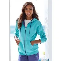 KangaROOS Sweatjacke mit kontrastfarbenen Details, Loungewear