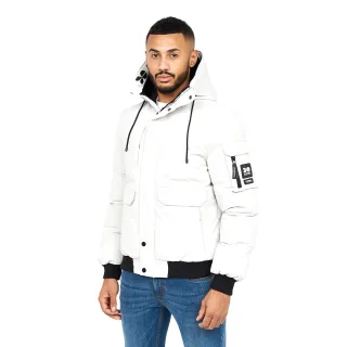 Crosshatch - "Milwaka" Jacke für Herren (Grau/Rosa)