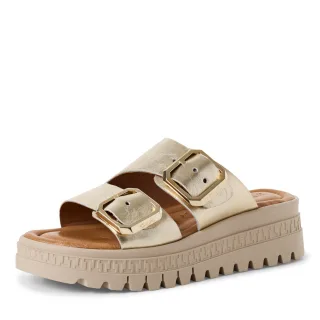 Tamaris - Da.-Pantolette light gold - Gr. - 41