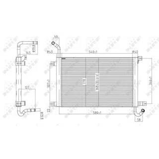 NRF Motork?hler gel?tet Land Rover Discovery Range Rover 50144