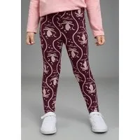 KIDSWORLD Leggings BARBIE Allover-Leggings, Mattel BARBIE Leggings, extra-eng geschnitten, für Mädchen, mit Allover-Druck