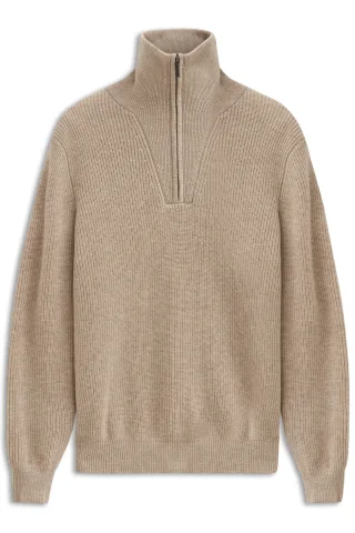 bugatti - Herren Pullover 1/1 Arm beige - Gr. - XXL