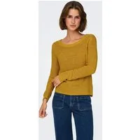 ONLY Strickpullover ONLGEENA XO L/S PULLOVER KNT NOOS Materialmix, regular fit