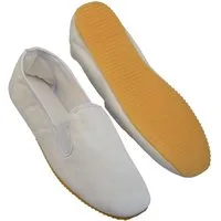 BAY-Sports Kung Fu Schuhe Tai Chi Chinesische Gummisohle Wushu Yoga Qi Gong weiß Slipper (Sport, Freizeit) Martial Arts, Kampfkunst