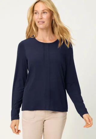 Olsen - T-Shirt Long Sleeves ink blue - Gr. - 48