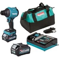 Makita Akku-Gebläse »AS001GA102«, (2 St., XPT - Extreme Protection Technology, 40V max), Inkl. Akku BL4020 und Schnellladegerät DC40RA