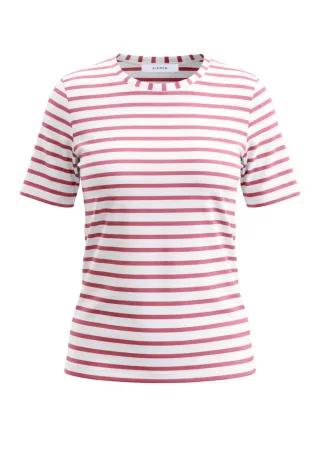 Bianca - Gestreiftes T-Shirt rot - Gr. - 42