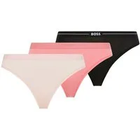 BOSS String 3P THONG (Packung, 3-St., 3er) mit BOSS Logobund