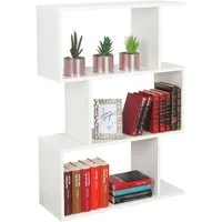 RICOO Standregal WM072-WM, 1-tlg., kleines stehendes Regal schmal, Bücherregal fürs Wohnzimmer