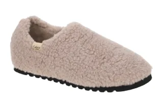 Gabor 33.060.10 Damen Slipper rose dusty Hausschuhe Wolle Warmfutter F flach