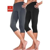 Vivance Active by Lascana Caprileggings (2er-Pack) mit Gummibund, Loungewear
