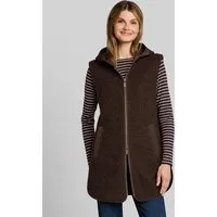 TOM TAILOR Sweatjacke Strick & Sweatshirts Longstyle Teddy Weste