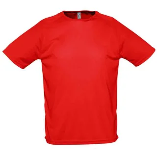 SOLS - "Sporty" T-Shirt für Herren Raglanärmel (Rot)