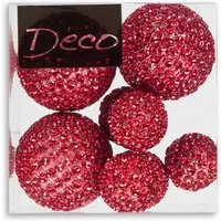 Eurosand Dekokugel DIAMANT-BÄLLE Set 8-tlg. (5x30mm, 3x50mm) Diamant-Effekt.