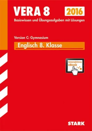 VERA 8 Gymnasium - Englisch Version C + ActiveBook [Taschenbuch] [2015] Holtwick Birgit Jenkinson Paul