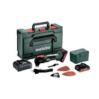 Metabo Akku-Multitool MT 18 LTX BL QSL metaBOX 145 L - 18V 2x4Ah LiHD + ASC 55 - 613088800