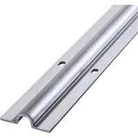 SO-TECH® Torbeschlag Schiebetürbeschlag, Schiebetorrolle oder Laufschiene (1 St), Torschiene für Torrollen (R10), 2000x55x15mm, Stahl verzinkt