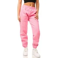 DAILY COTTON Jogginghose im Straight-Fit als Lange Trainingshose Sweatpants Damen Freizeithose mit Bündchen aus Baumwolle