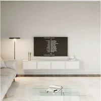 Selsey TV-Schrank FRAMME Hängendes TV-Board mit Klappen, 200 / 300 cm