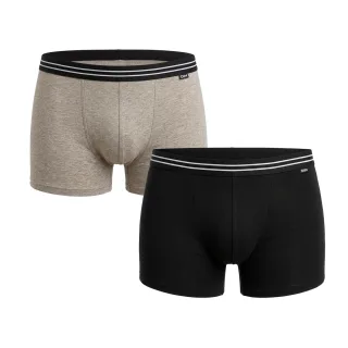 Packung mit 2 Herren Baumwoll-Elastic-Boxershorts D6578