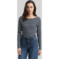 TOM TAILOR Langarmshirt T-Shirt Langarmshirt mit Streifenmuster