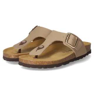 Beliana Zehentrenner - Gr. 36 - Taupe - Rauleder