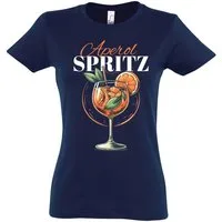 Youth Designz Print-Shirt "Aperol Spritz" Print Damen T-Shirt Statement Geschenk Frauen mit lustigen und stylischen Aufdruck für Frauen