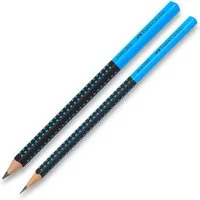 Faber-Castell Bleistift FABER-CASTELL Bleistift GRIP 2001 mit JUMBO GRIP Härtegrad HB BLAU Set