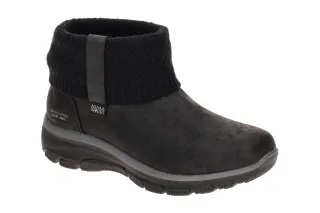 Skechers EASY GOING 168193 BLK schwarz - bequeme Stiefelette f?r Damen