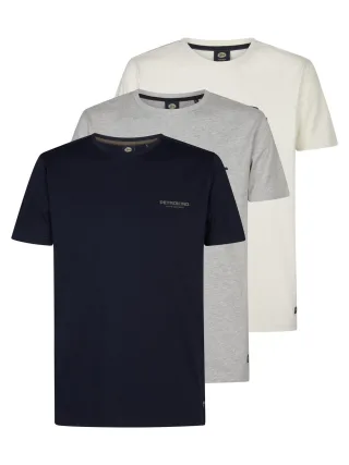 Petrol Industries - 3er-Pack T-Shirts Smoky Hill Herren -