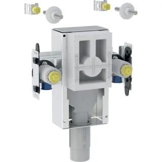 Geberit GIS Waschtisch-Set mit Unterputz-Geruchsvers. Barrierefrei für Einlocharmatur 461435001