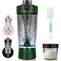Vashoy Elektrischer Shaker Protein Shaker Elektrisch mit Pulverfach,650ml-Sportbecher, 3 W, BPA-frei, Drehzahl 7500rpm, für Potein Pulver und Milchshake