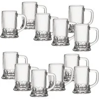Ritzenhoff & Breker Schnapsglas Seppl, 12-tlg., Glas, mit Henkel, je 40 ml