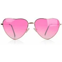partyxplosion Kostüm Herzbrille rosa