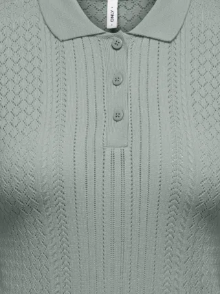 ONLY - ONLMEDDI LIFE SS STRUCTURE POLO CC KNT Jadeite - Gr. - S