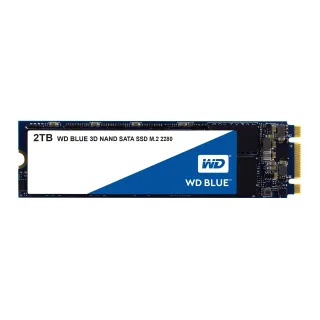 Western Digital WD Blue 3D NAND SATA SSD 2TB | wds200t2b0b | M.2 2280 / B-M-Key / SATA 6Gb/s