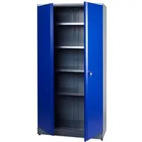 KÜPPER Hochschrank 70297, 91x180x45 cm, 2-türig, inkl. 4 Fachböden, ultramarineblau