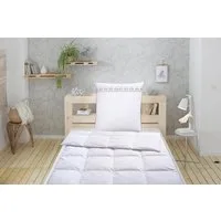 OTTO home Daunenbettdecke + Kopfkissen Sorsele, Bettdecke 135x200 cm oder 155x220 cm, 2-tlg., Füllung: Bettdecke: 60% Daunen & 40% Federn, Kopfkissen: 90% Federn & 10% Daunen, Bezug: 100% Baumwolle, Set mit Kissen 80x80 cm, Sommer, Winter, Made in Ge