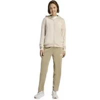 adidas Performance Trainingsanzug Essentials Linear beige/khakigrün Damen